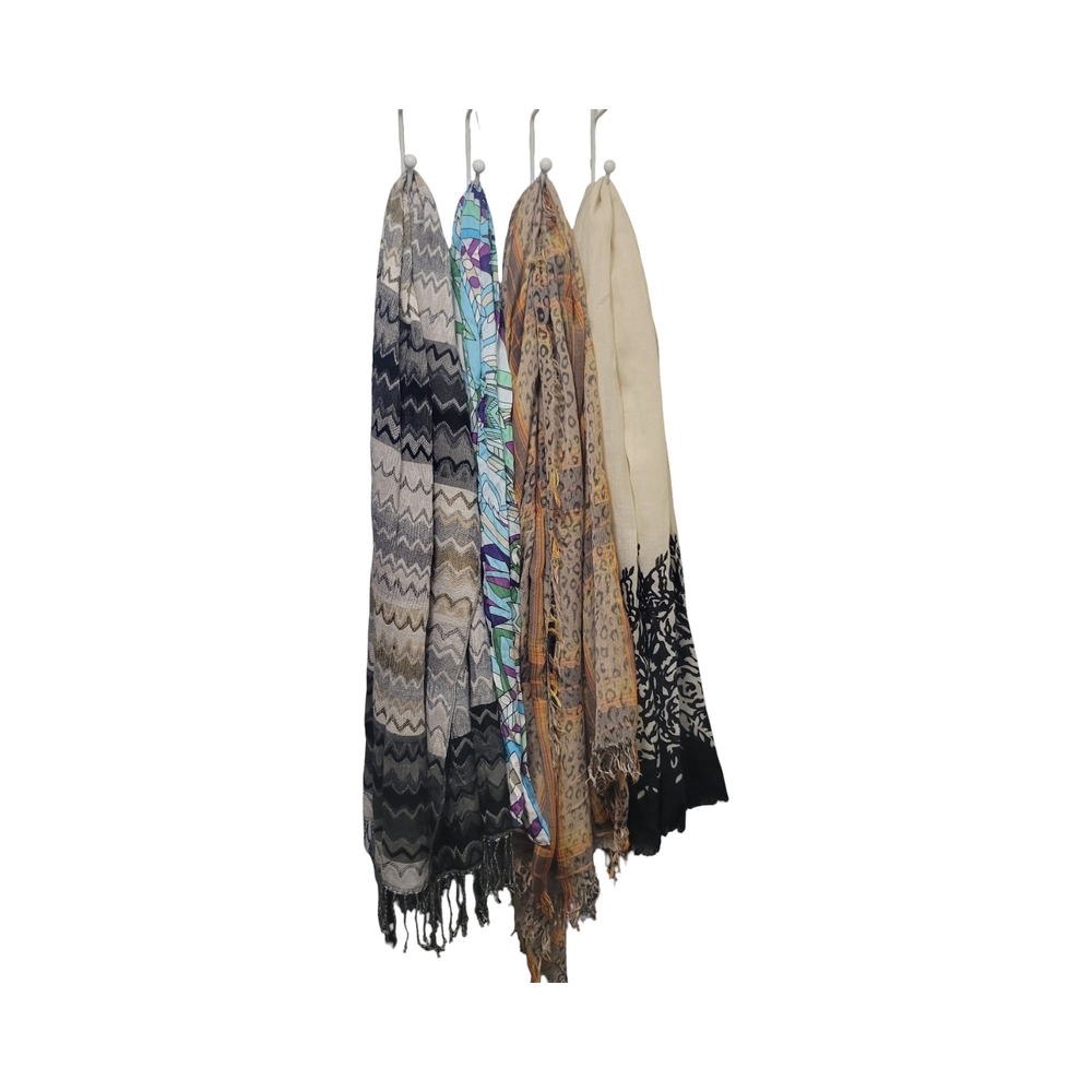 Set of 5 Patterned Scarves